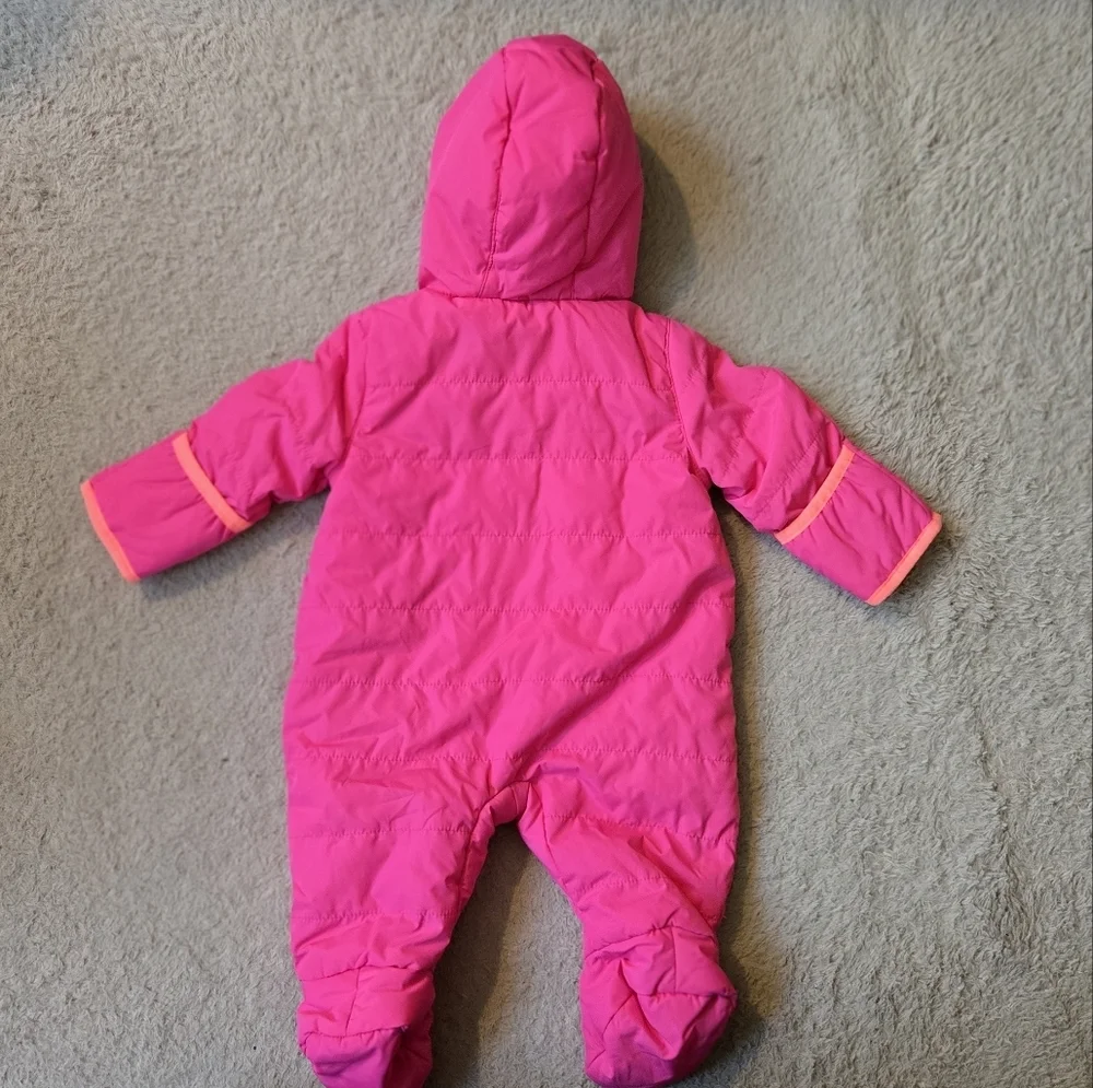 3/$20 Pink Hooded Kids One Piece